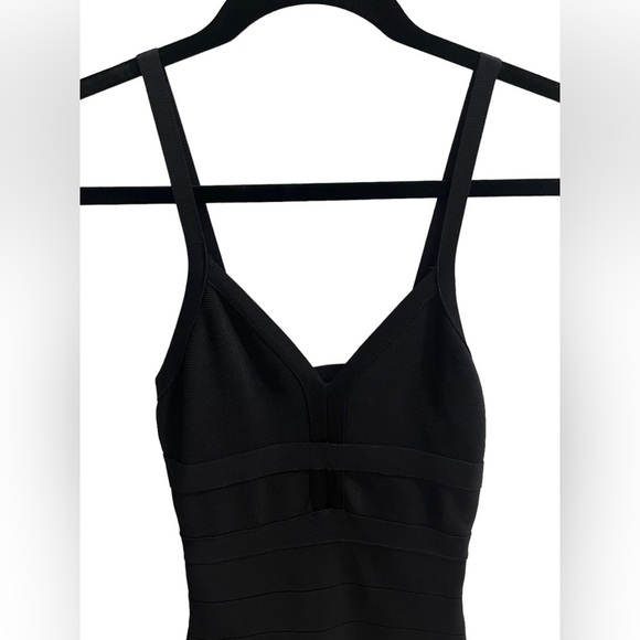 bebe - Black Bandage Bodycon Little Black Dress - Women’s Size XS - Picture 4 of 10